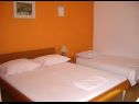 Apartementen Per - 80 m from beach: SA2(2+1), A5(3), A6(2+1), A45(8), SA3(3), A7(2+1) Marina - Riviera Trogir  - Appartement - A45(8): slaapkamer