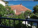 Apartementen Pero - 70m from the sea: A1(6), A2(2) Marina - Riviera Trogir  - Appartement - A1(6): uitzicht vanaf terras