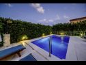 Vakantiehuizen Rafaeli - with pool: H(8) Marina - Riviera Trogir  - Kroatië  - zwembad