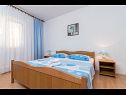 Apartementen Vin - 40 m from sea: A1 (4+1), A2 (2+2), A3 (2+2) Seget Donji - Riviera Trogir  - Appartement - A1 (4+1): slaapkamer