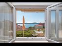 Apartementen Vin - 40 m from sea: A1 (4+1), A2 (2+2), A3 (2+2) Seget Donji - Riviera Trogir  - Appartement - A3 (2+2): uitzicht