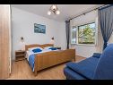 Apartementen Vin - 40 m from sea: A1 (4+1), A2 (2+2), A3 (2+2) Seget Donji - Riviera Trogir  - Appartement - A2 (2+2): slaapkamer