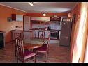 Apartementen Luka - pet friendly A1(4+2) Seget Donji - Riviera Trogir  - Appartement - A1(4+2): keuken en eetkamer