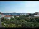 Apartementen Luka - pet friendly A1(4+2) Seget Donji - Riviera Trogir  - Appartement - A1(4+2): uitzicht vanaf terras