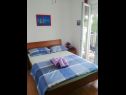 Apartementen Katy - 150m from the clear sea: A1(2+2) Seget Vranjica - Riviera Trogir  - Appartement - A1(2+2): slaapkamer