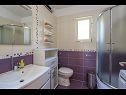 Vakantiehuizen Ante - 6m from the sea H(8+1) Seget Vranjica - Riviera Trogir  - Kroatië  - H(8+1): badkamer met toilet