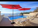 Vakantiehuizen Ante - 6m from the sea H(8+1) Seget Vranjica - Riviera Trogir  - Kroatië  - zwembad