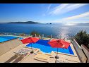 Vakantiehuizen Ante - 6m from the sea H(8+1) Seget Vranjica - Riviera Trogir  - Kroatië  - zwembad