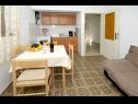 Apartementen Kata - 100m from sea: A1(4+1) Seget Vranjica - Riviera Trogir  - Appartement - A1(4+1): keuken en eetkamer
