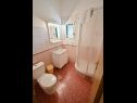 Apartementen AAni - with pool and hot tub: A1(6), SA1 Zapadni(2), SA2 Sjeverni(2), A3 Juzni(5) Seget Vranjica - Riviera Trogir  - Appartement - A3 Juzni(5): badkamer met toilet