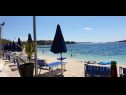 Apartementen Ante - 50 M from the sea : A1(5), A2(8) Seget Vranjica - Riviera Trogir  - strand