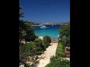 Apartementen Jak - 10m from the sea: A(4+2) Sevid - Riviera Trogir  - uitzicht op zee (huis en omgeving)