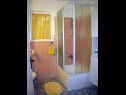 Apartementen Jak - 10m from the sea: A(4+2) Sevid - Riviera Trogir  - Appartement - A(4+2): badkamer met toilet