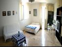 Apartementen Jak - 10m from the sea: A(4+2) Sevid - Riviera Trogir  - Appartement - A(4+2): woonkamer