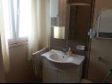 Apartementen Mer - 10m to the beach: A1(4+2) Sevid - Riviera Trogir  - Appartement - A1(4+2): badkamer met toilet
