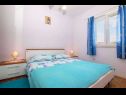 Apartementen Mer - 10m to the beach: A1(4+2) Sevid - Riviera Trogir  - Appartement - A1(4+2): slaapkamer