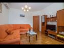 Apartementen Mer - 10m to the beach: A1(4+2) Sevid - Riviera Trogir  - Appartement - A1(4+2): woonkamer