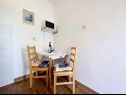 Apartementen Kaza - 50m from the beach with parking: A1(2), A2(2), A3(6) Trogir - Riviera Trogir  - Appartement - A1(2): eetkamer