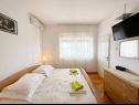 Apartementen Kaza - 50m from the beach with parking: A1(2), A2(2), A3(6) Trogir - Riviera Trogir  - Appartement - A1(2): slaapkamer