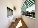 Apartementen Kaza - 50m from the beach with parking: A1(2), A2(2), A3(6) Trogir - Riviera Trogir  - Appartement - A1(2): balkon