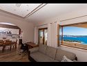 Apartementen Marijan - beautiful view: A1(6) Trogir - Riviera Trogir  - Appartement - A1(6): woonkamer