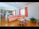 Apartementen Mare - comfortable apartment : A1(5), A2(5) Trogir - Riviera Trogir  - Appartement - A1(5): woonkamer