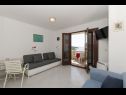 Apartementen Ante - perfect sea view: A1(2+2), A2(2+2) Vinisce - Riviera Trogir  - Appartement - A2(2+2): woonkamer