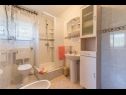 Apartementen Kosta - 70m from sea : A1(2+1), A2(4+2) Vinisce - Riviera Trogir  - Appartement - A1(2+1): badkamer met toilet
