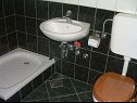 Apartementen Tonka - 10 m from beach A1(2), A2(2+2), A3(3), A4(2), A5(2+2), A6(3) Vinisce - Riviera Trogir  - Studio-appartment - A1(2): badkamer met toilet