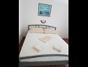 Apartementen Natad - sea view : A1(4) Vinisce - Riviera Trogir  - Appartement - A1(4): slaapkamer