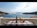 Apartementen Ante - perfect sea view: A1(2+2), A2(2+2) Vinisce - Riviera Trogir  - Appartement - A2(2+2): uitzicht vanaf terras