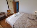 Apartementen Srđan - 10 m from the beach : A1(4), A2(2+1), A3(4+1) Vinisce - Riviera Trogir  - Appartement - A3(4+1): slaapkamer