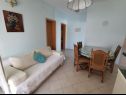 Apartementen Srđan - 10 m from the beach : A1(4), A2(2+1), A3(4+1) Vinisce - Riviera Trogir  - Appartement - A3(4+1): woonkamer