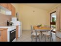 Apartementen Paž - 28m from the beach: A1(4+2), A2(2+1), A3(4+1) Vinisce - Riviera Trogir  - Appartement - A2(2+1): keuken en eetkamer