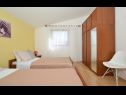 Apartementen Paž - 28m from the beach: A1(4+2), A2(2+1), A3(4+1) Vinisce - Riviera Trogir  - Appartement - A3(4+1): slaapkamer