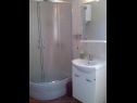 Apartementen Brane - charming and close to the sea SA1(2) Sutomiscica - Eiland Ugljan  - Studio-appartment - SA1(2): badkamer met toilet