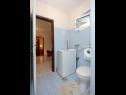 Apartementen Roki - 10 m from beach: A1(6+2) Veliki, A2(2+2) Mali Baai Rogacic (Vis) - Eiland Vis  - Kroatië  - Appartement - A1(6+2) Veliki: badkamer met toilet