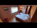 Apartementen Julija - big terrace and grill A1 Asy(4) Bibinje - Riviera Zadar  - Appartement - A1 Asy(4): slaapkamer