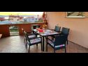 Apartementen Julija - big terrace and grill A1 Asy(4) Bibinje - Riviera Zadar  - Appartement - A1 Asy(4): terras