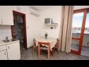 Apartementen Ana- next to the sea A1(2+2), A2(2+3), A3(2+2), A4(2+3) Bibinje - Riviera Zadar  - Appartement - A1(2+2): eetkamer