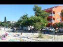 Apartementen Sor - on the beach: SA1(2+1), A1(4+1), A2(2+2), A3(2+2) Bibinje - Riviera Zadar  - strand
