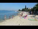 Apartementen Sor - on the beach: SA1(2+1), A1(4+1), A2(2+2), A3(2+2) Bibinje - Riviera Zadar  - strand