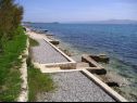 Apartementen Fuzi - 50 m from sea: A1(2+1), SA4(2) Bibinje - Riviera Zadar  - strand