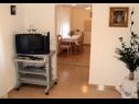 Apartementen Niko - 40m from the beach: A1(2+2), A2(3+2), A3(4+2) Donji Karin - Riviera Zadar  - Appartement - A1(2+2): woonkamer