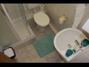 Apartementen Ivan - 300 m from sea: A3(2), A4(2), SA5(2), A6(2) Nin - Riviera Zadar  - Appartement - A6(2): badkamer met toilet