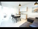 Apartementen Oasis A1(4+2), A2(2+2), A3(2+2) Nin - Riviera Zadar  - Appartement - A1(4+2): keuken en eetkamer