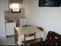 Apartementen Kuzma - afordable A1(2+2), A2(3), SA3(2) Nin - Riviera Zadar  - Appartement - A2(3): keuken en eetkamer
