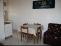Apartementen Kuzma - afordable A1(2+2), A2(3), SA3(2) Nin - Riviera Zadar  - Appartement - A2(3): woonkamer