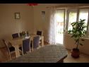 Apartementen Dita - 400 m from sandy beach: A1(4), A2(4) Nin - Riviera Zadar  - Appartement - A1(4): eetkamer