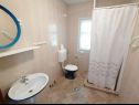Apartementen Petar - 30 m from sandy beach: A1(6+1), A2(4), SA3(2) Nin - Riviera Zadar  - Studio-appartment - SA3(2): badkamer met toilet